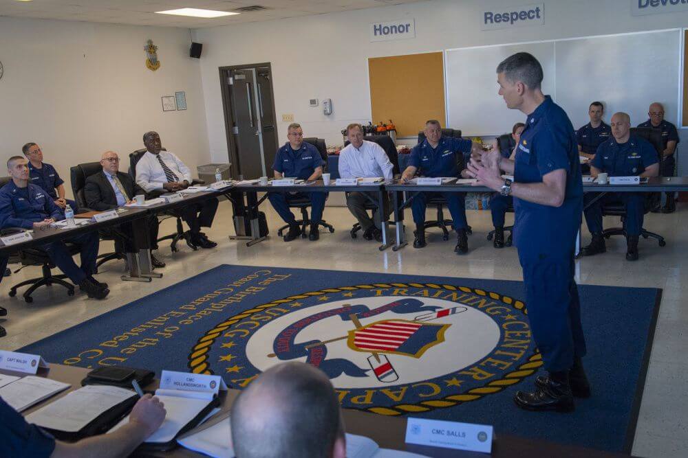 The Coast Guard Recruit Training Board of Advisors is holding its quarterly meeting