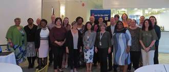 From left:Nena Wise of Belleplain; Valanda Weston of Rio Grande; William Yengo of Egg Harbor Township; Gezel Adeleke of Atlantic City; Timothy McKinley of Petersburg; Walleska Handal of Mays Landing; Brianna Dennison of Ocean View; Dawn Williams of Ocean City; Khanequa Tuitt of Egg Harbor Township; Gianna Enriquez of Egg Harbor Township; Honorable W. Todd Miller