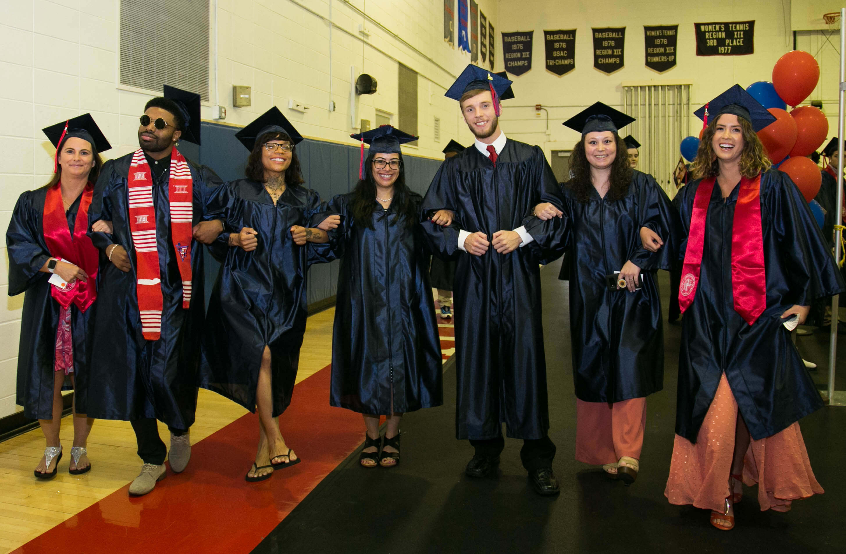 Some of the 750 Atlantic Cape Community College students who received degrees at the May 23 commencement.