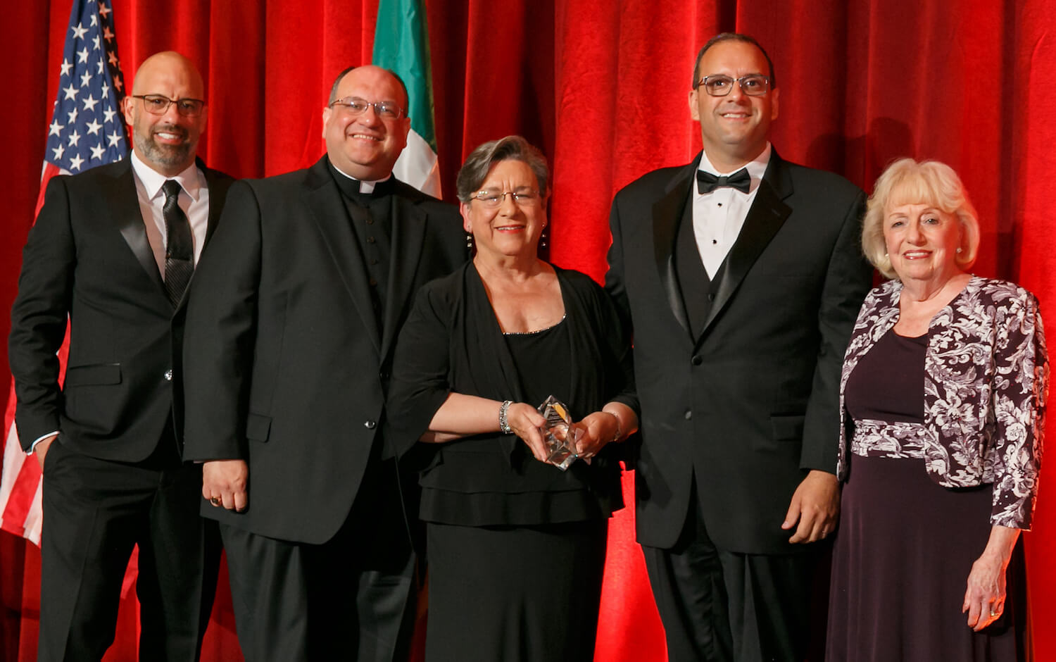 (L-R): John Donio; Father Frank S. Donio