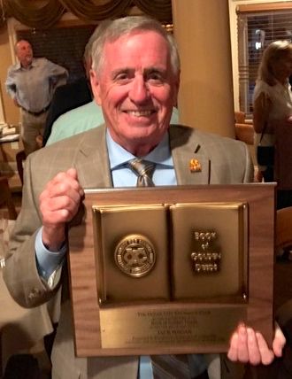Jack Hagan with the 2019 Golden Deeds Award.