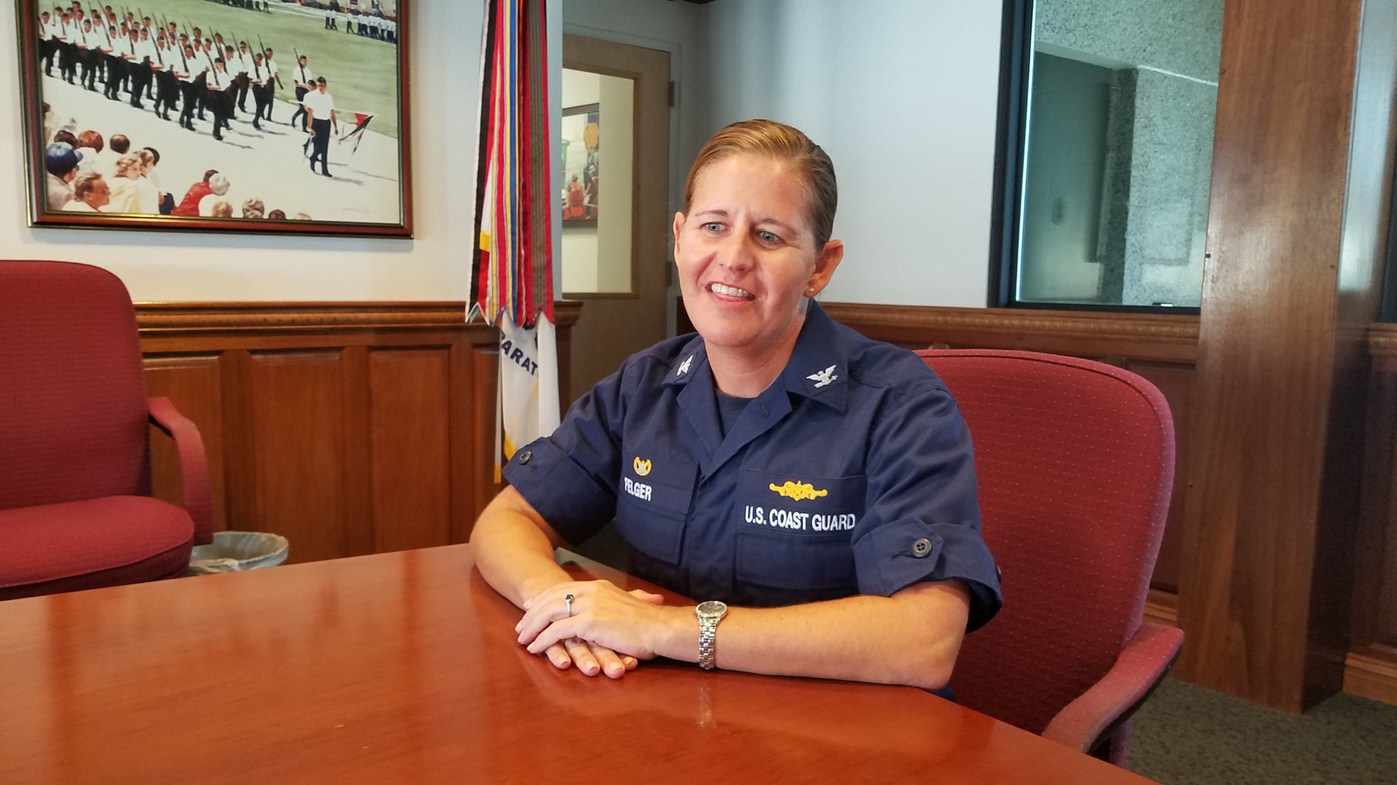 Capt. Sarah "Kathy" Felger is glad to be returning to Cape May