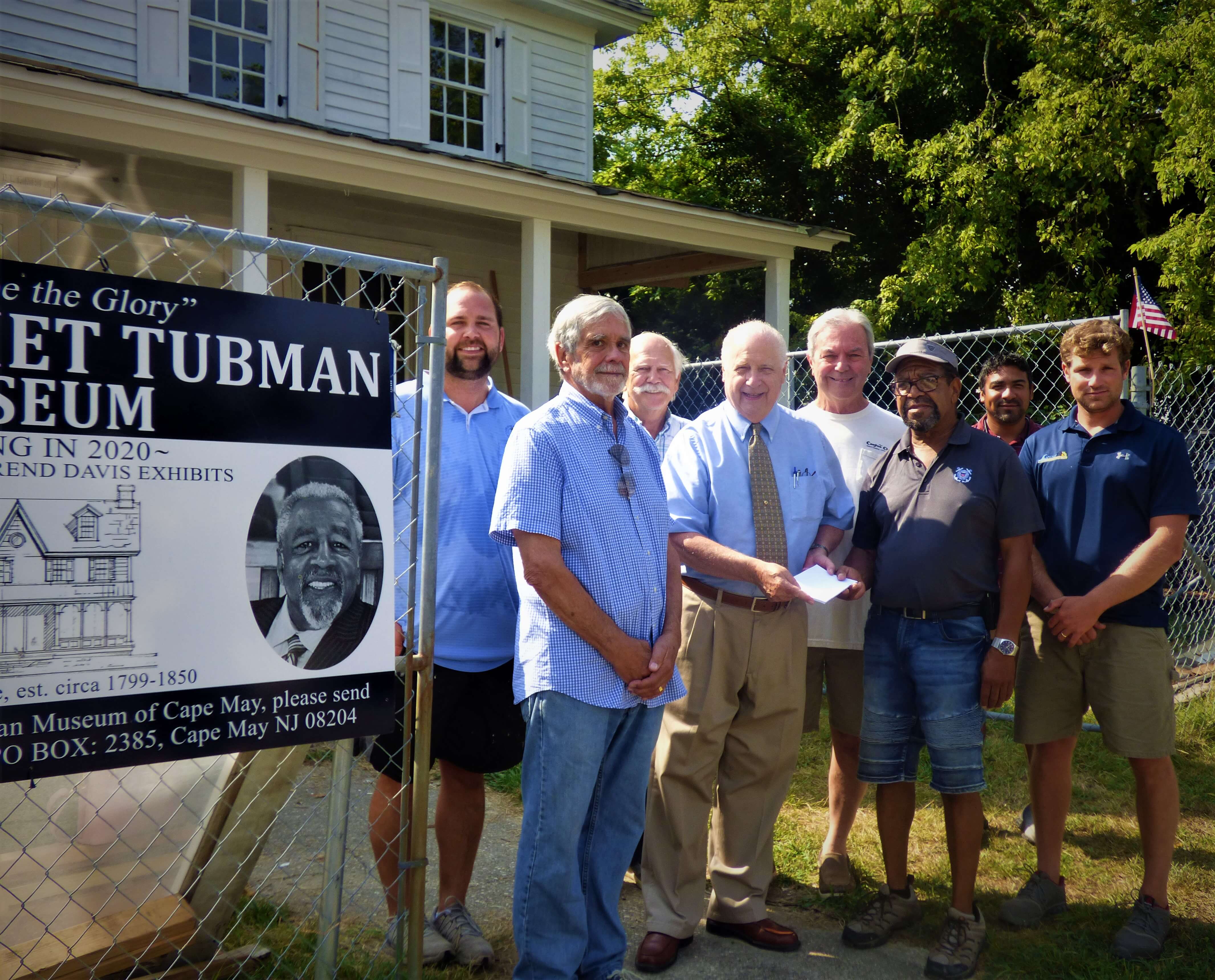 At the future Harriet Tubman Museum in Cape May is