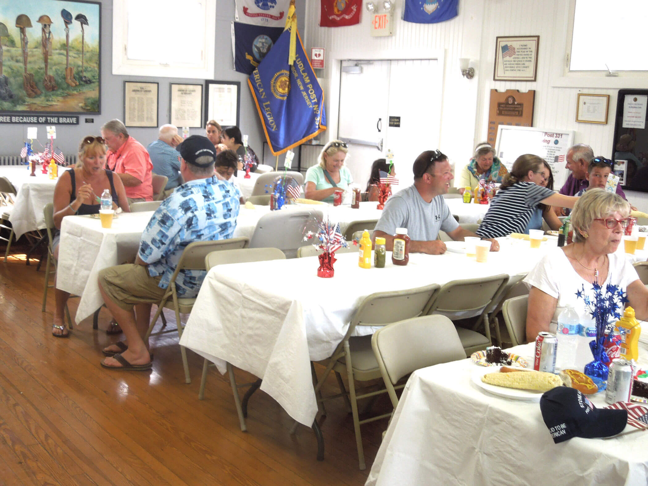 Residents of Avalon and Stone Harbor participate in Post 331's celebration of the centennial of the American Legion. The veterans' organization was founded in 1919. 