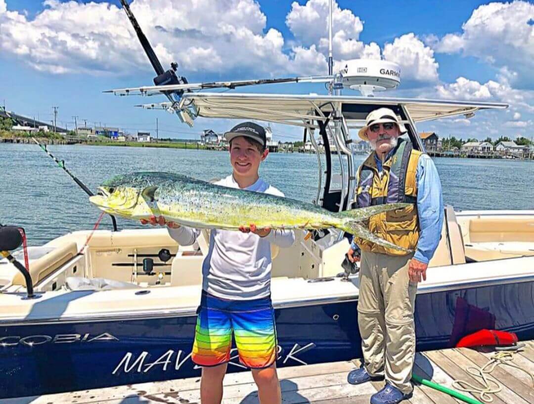 Josh and his Mahi-Mahi.