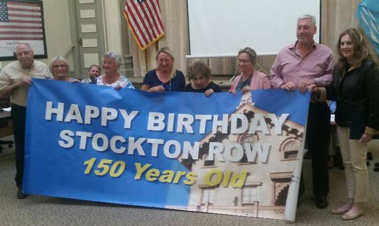 Cape May City Council marked the 150th anniversary of Stockton Row Sept. 17. Council thanked owners of the cottages