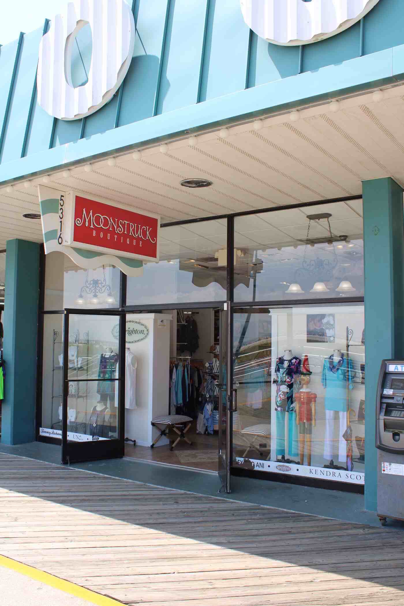 The new Moonstruck Boutique location on the Wildwood Boardwalk.