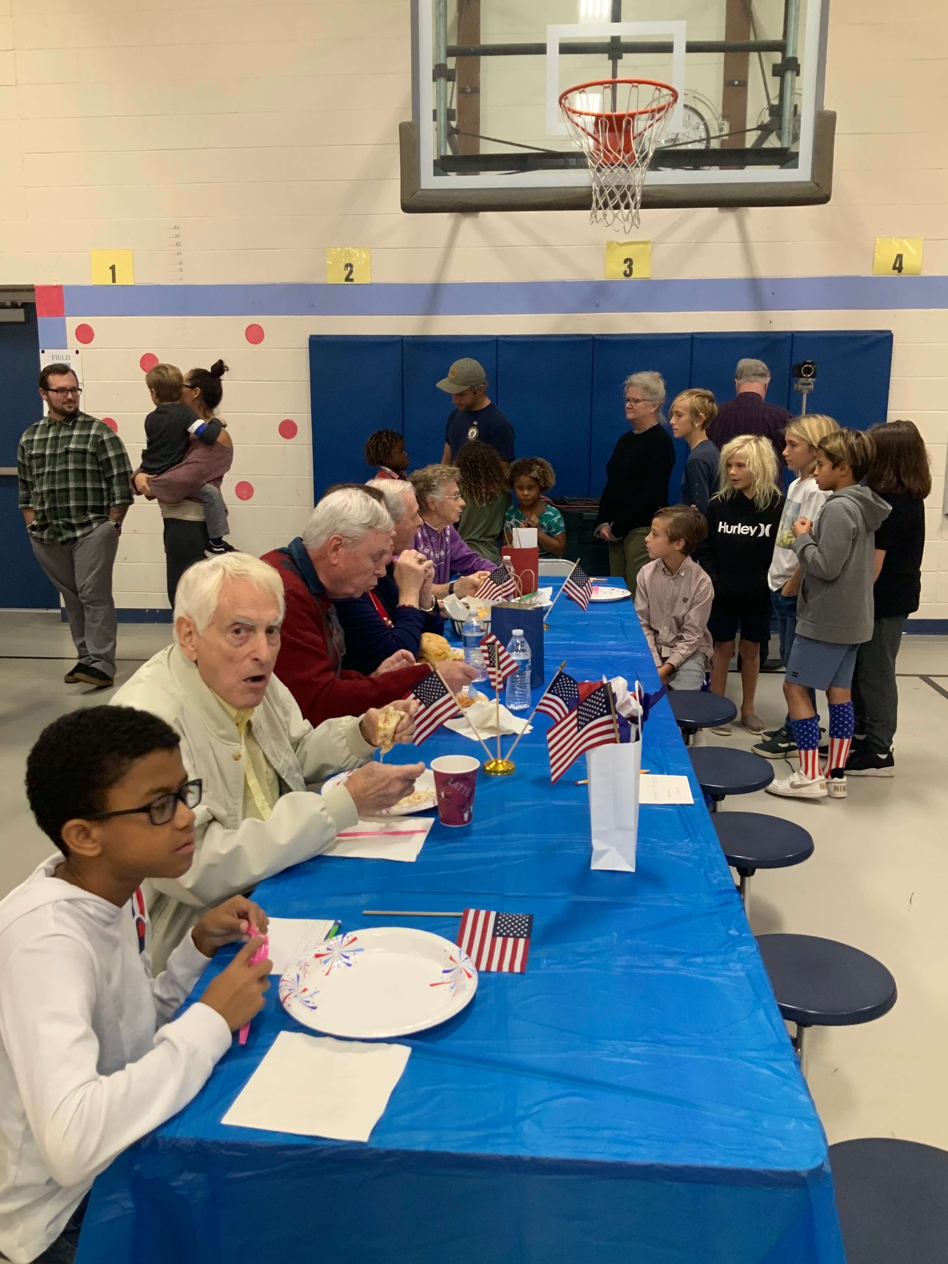 West Cape May Elementary School hosts borough veterans to lunch Nov. 11 during a program that recognized veterans for their service to the nation.