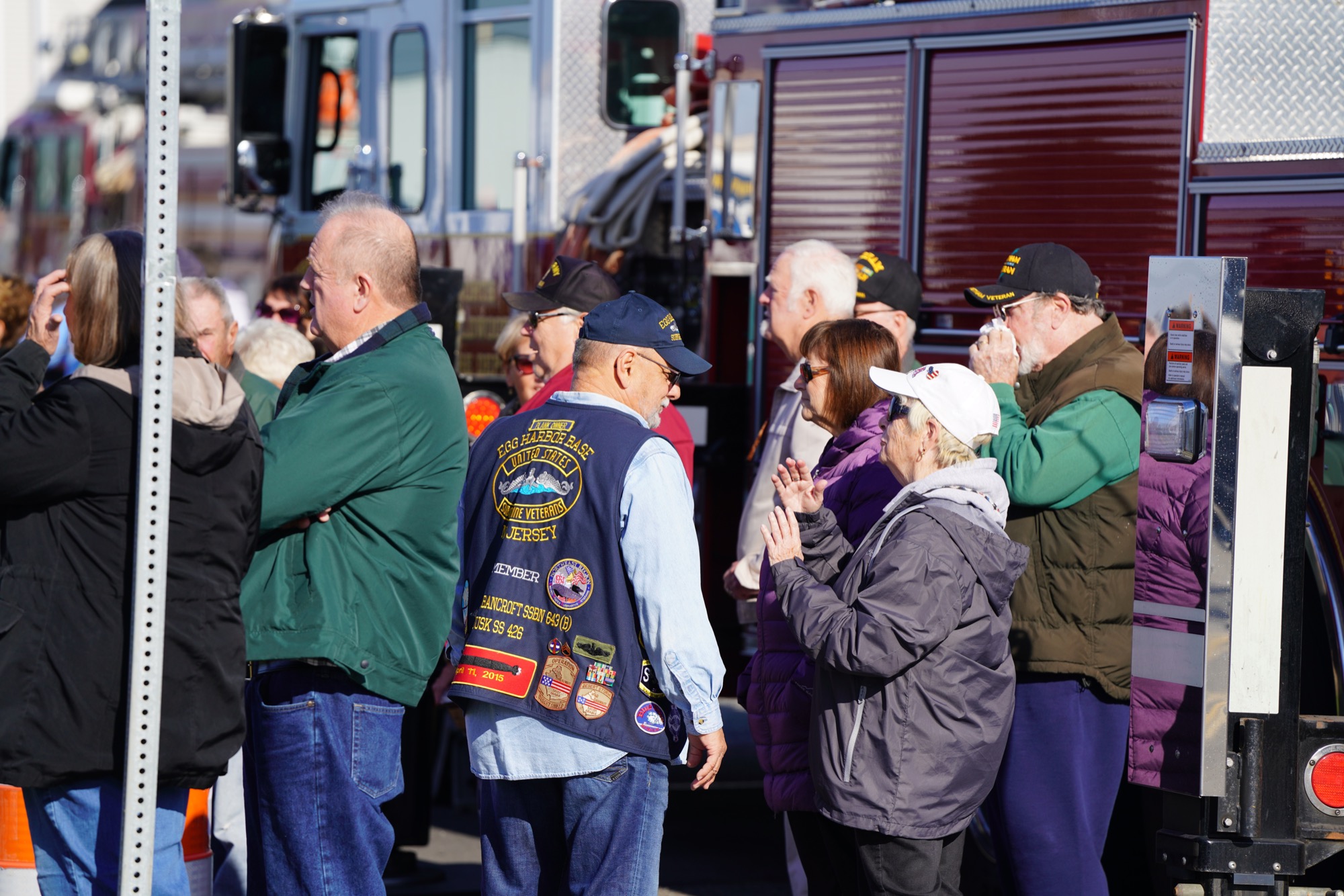 Veterans gather at North Wildwood Veterans Day ceremony.