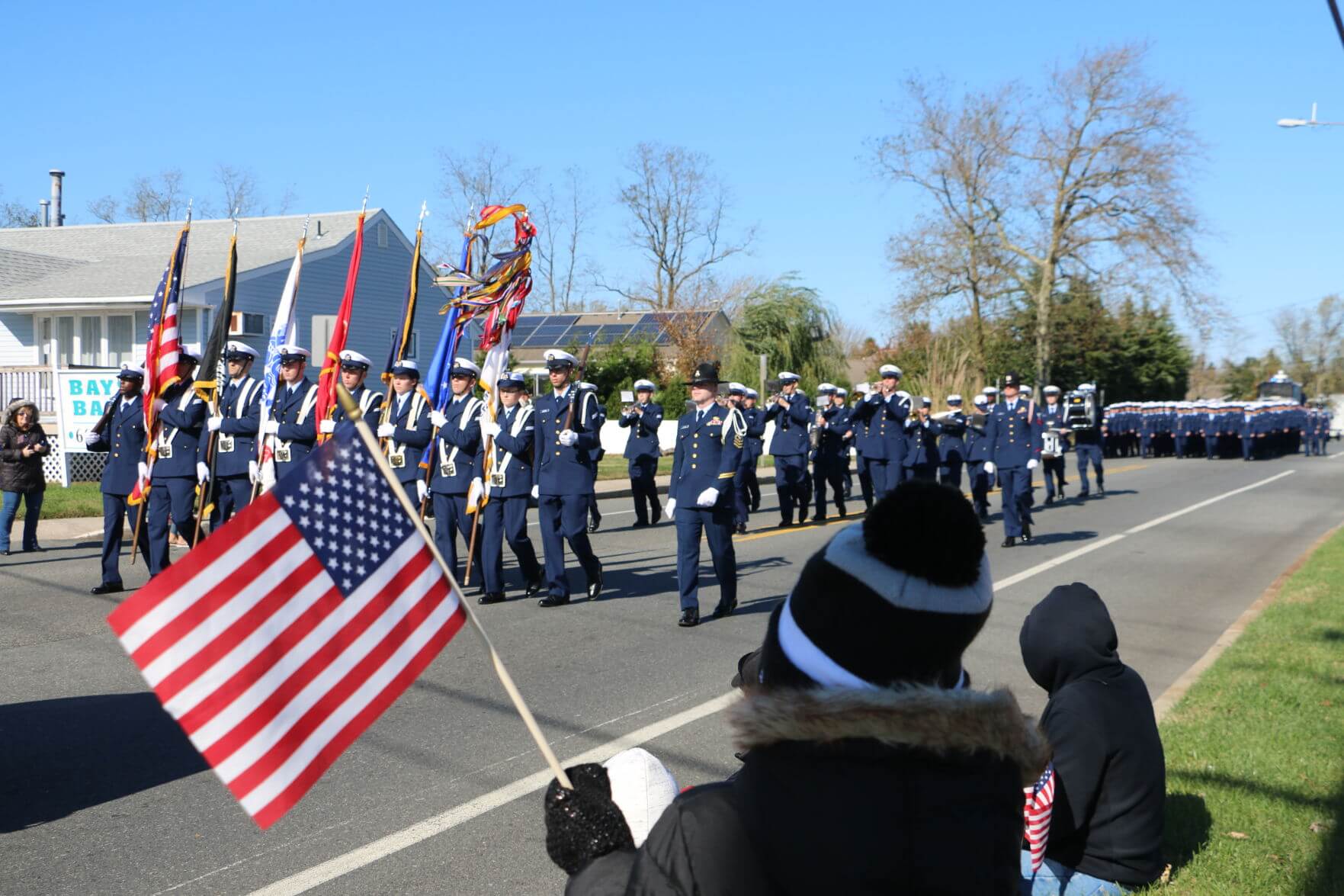 Participants march in the 2018 Lower Township Veterans Day Parade. The event will be held again