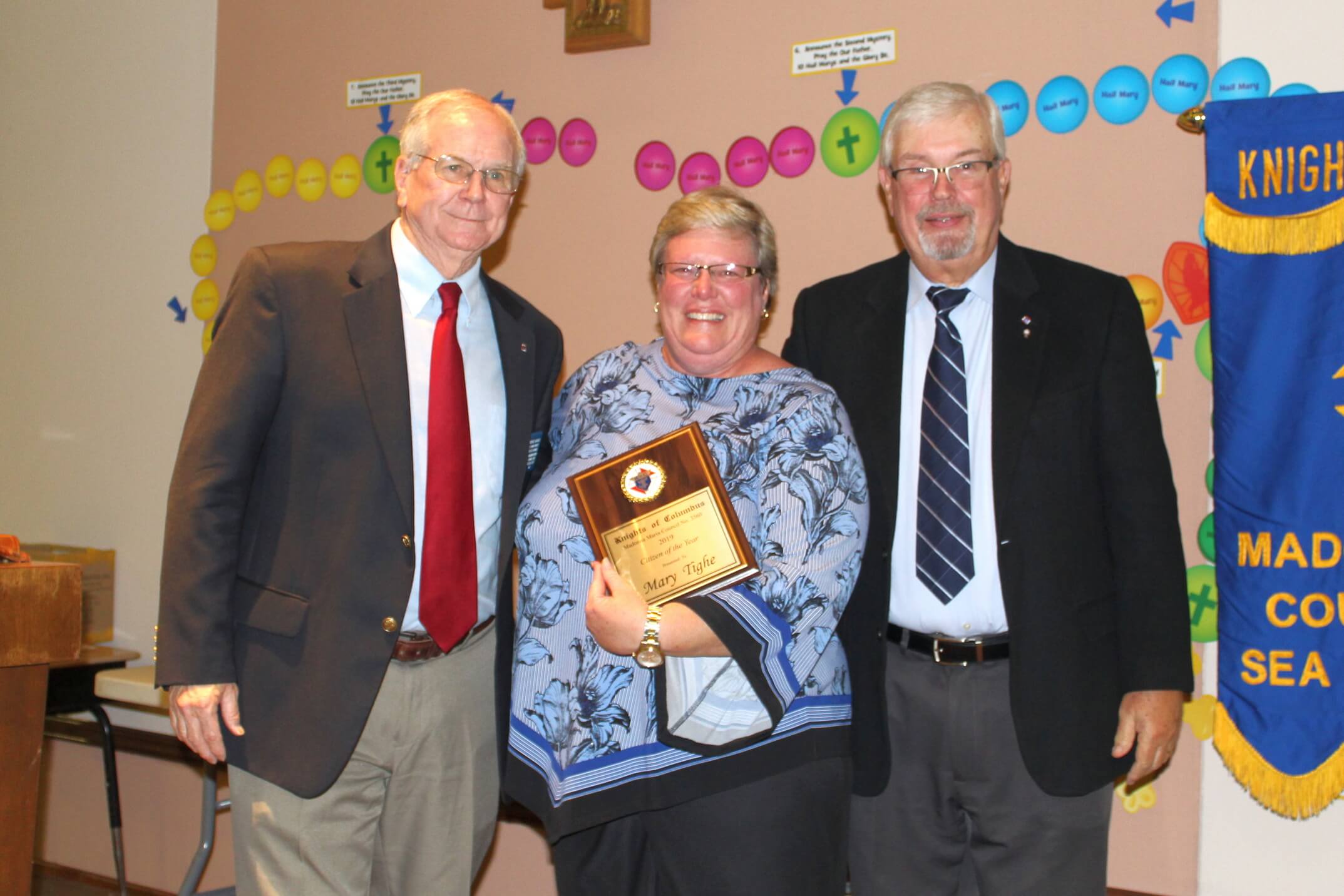 Mary Tighe received the 2019 Citizen of the Year Award