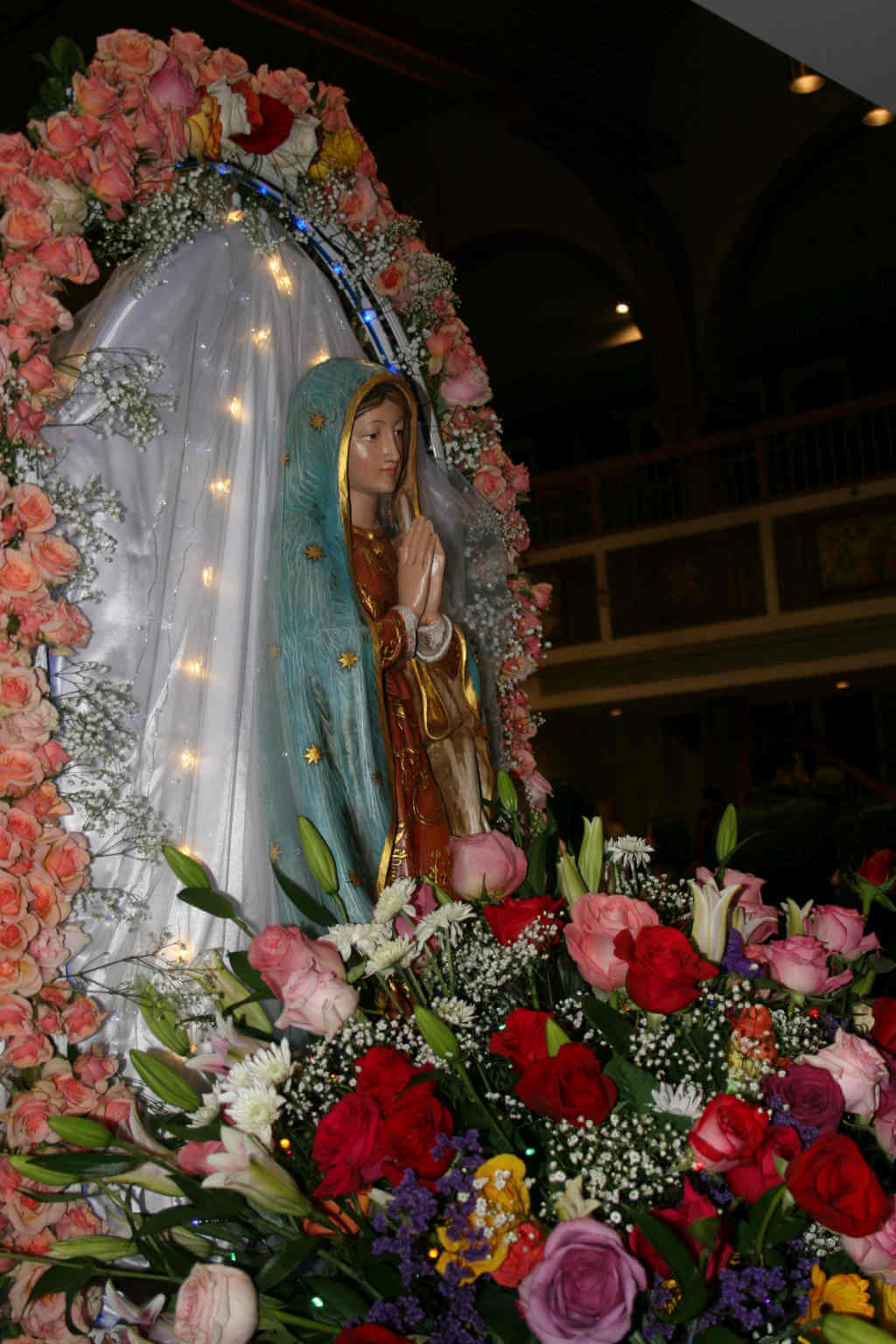 Statue of Our Lady of Guadalupe was part of procession in Wildwood Dec. 12.