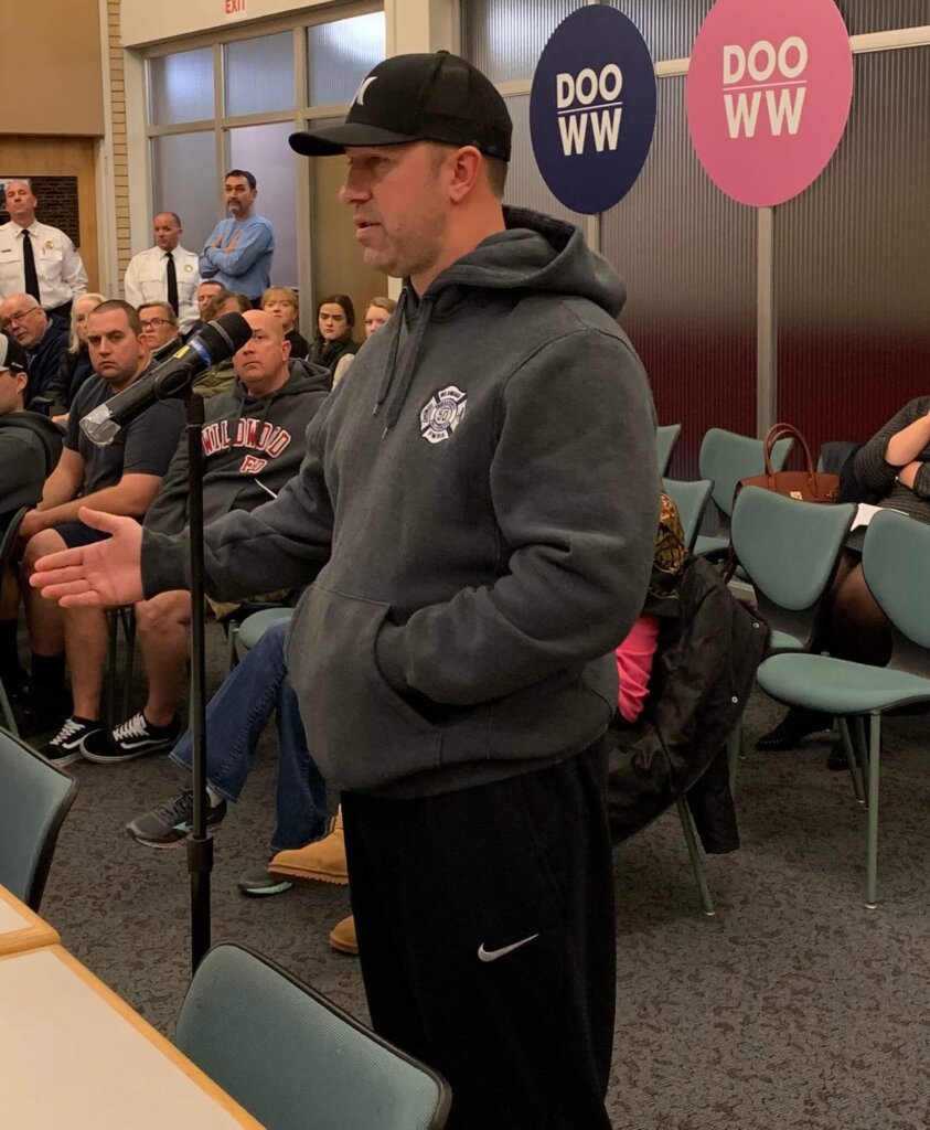 Ryan Troiano addresses Wildwood Board of Commissioners Feb. 12