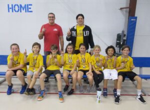 Front from left: Reilly Kelso