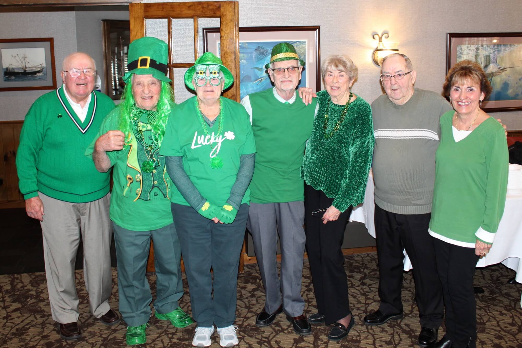 During their annual St. Patrick’s Day Luncheon March 12