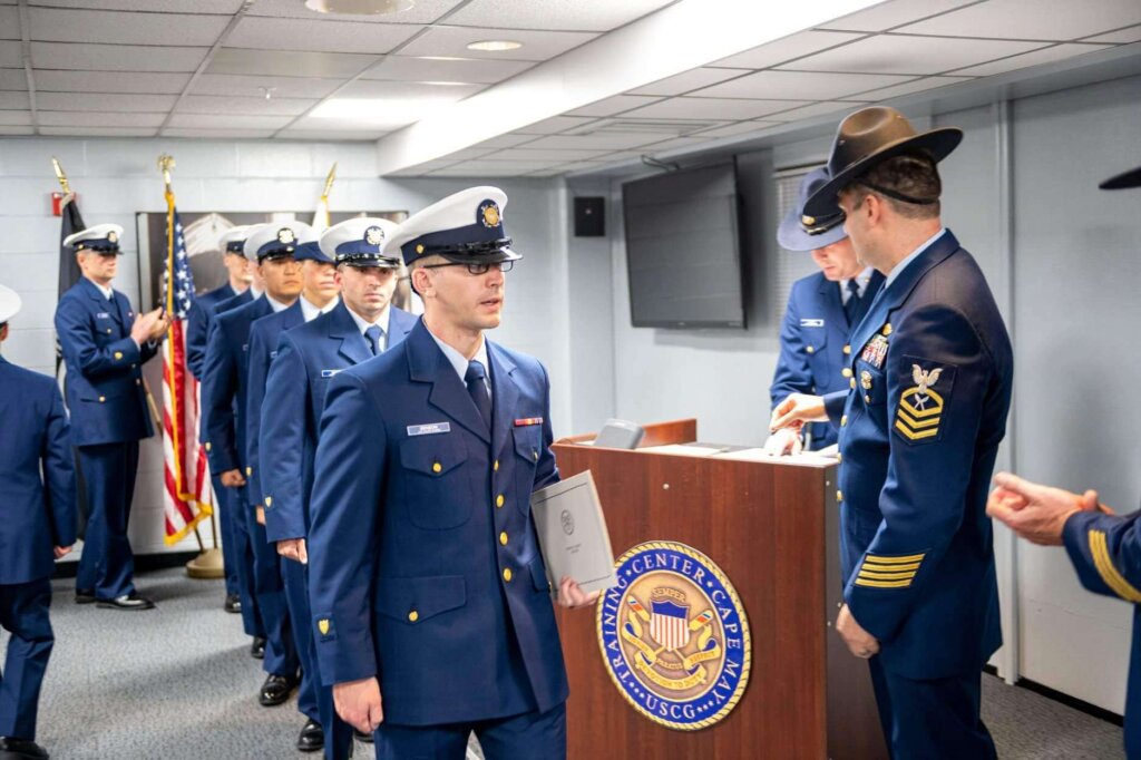 Direct Entry Petty Officer Training (DEPOT) class 03-20 graduated from basic training without friends and family present.
