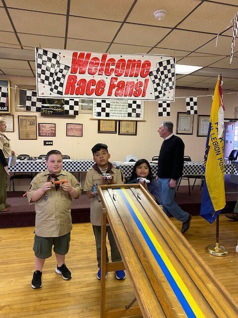 Sanchez is First Female Pack 184 Scout to Win Pinewood Derby