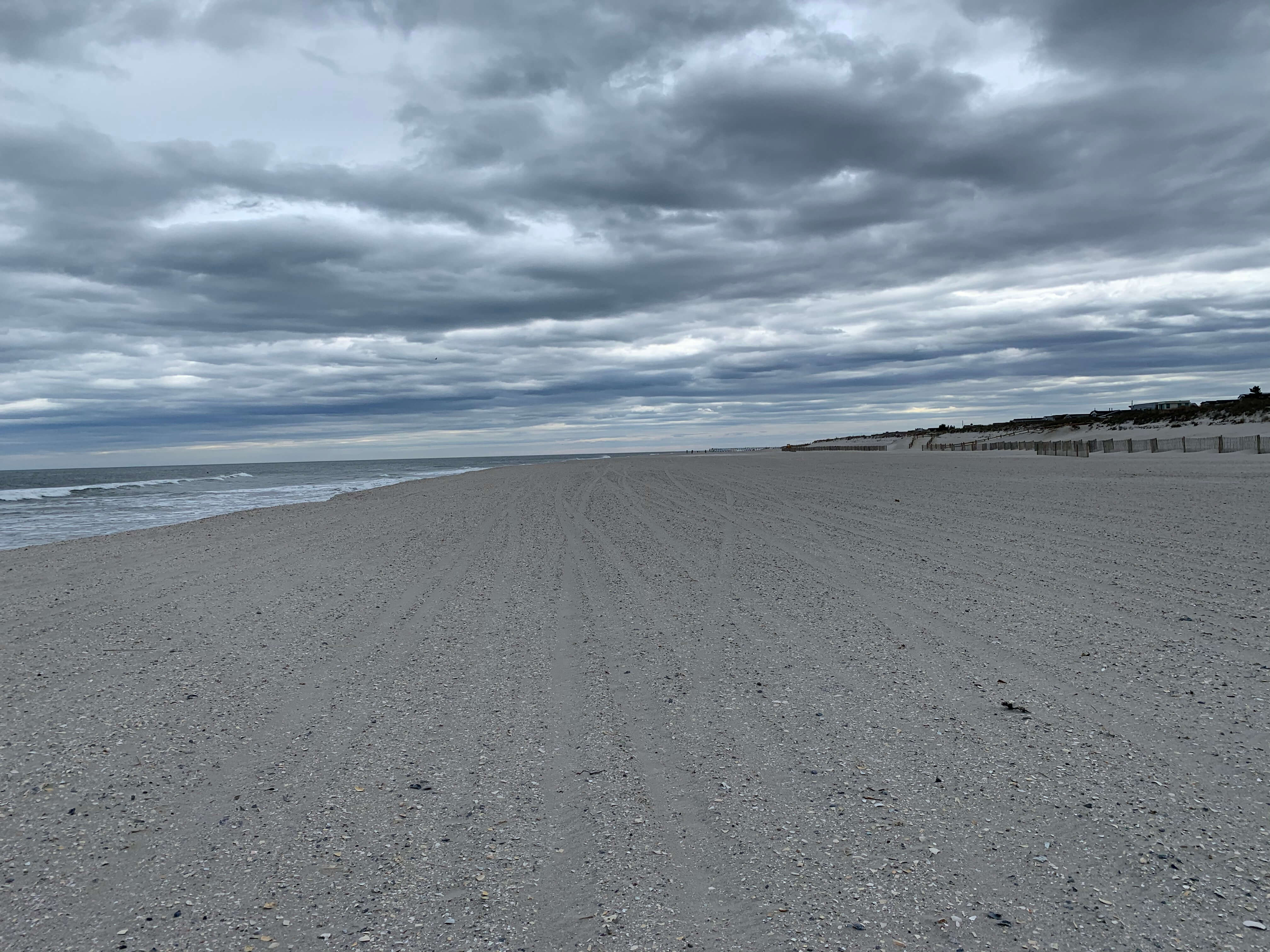 The beaches in Avalon were empty