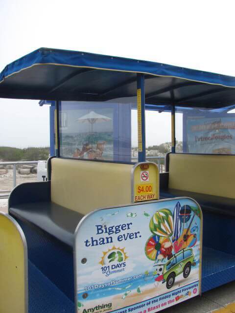 Plexiglass is one of several changes to the Wildwoods Boardwalk tramcars