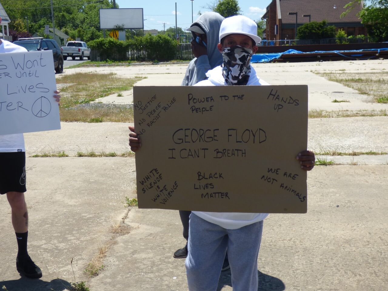 Protestors Gather in Rio for George Floyd