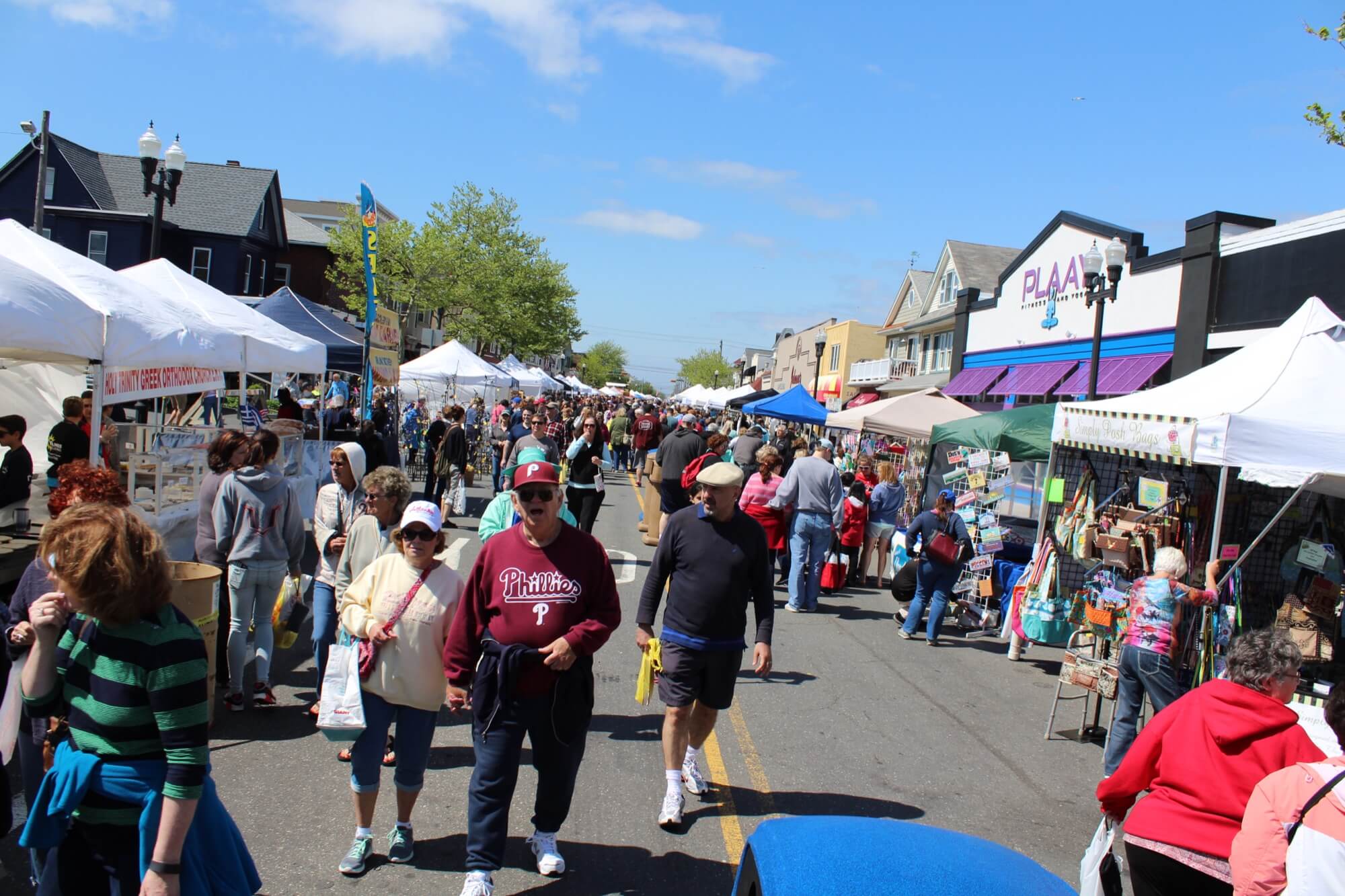 The Ocean City Block Party typically draws large crowds to Asbury Avenue