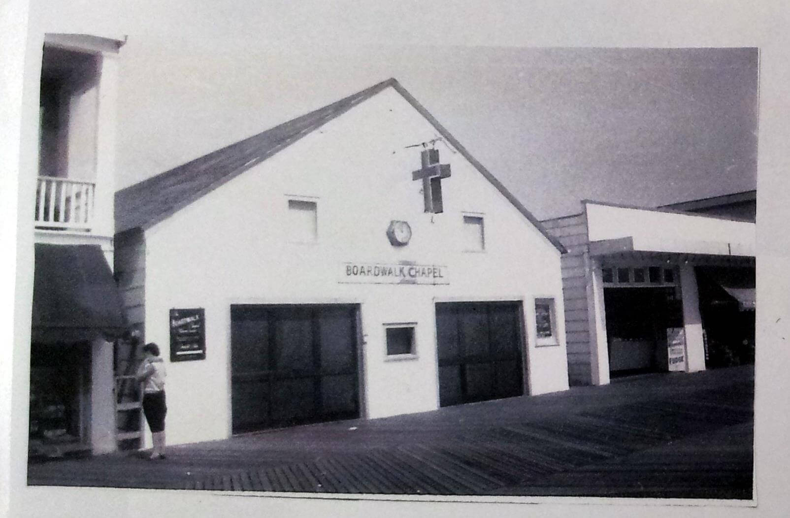 The Boardwalk Chapel still stands on the lot purchased in 1944.