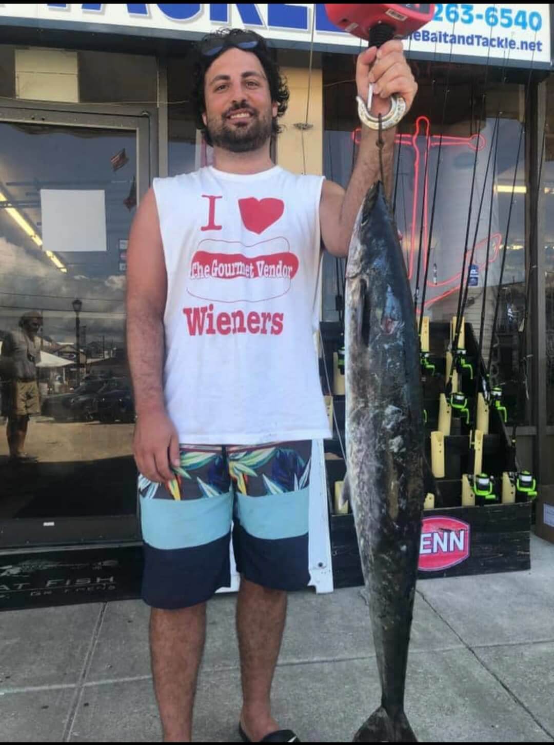 A 14.75-pound king mackerel.