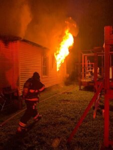 People inside a home