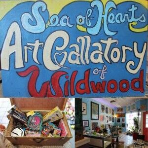 Visit “Pirate Alley” at Sea of Hearts Art Gallatory of Wildwood for Fun Art Activities for the Whole Family