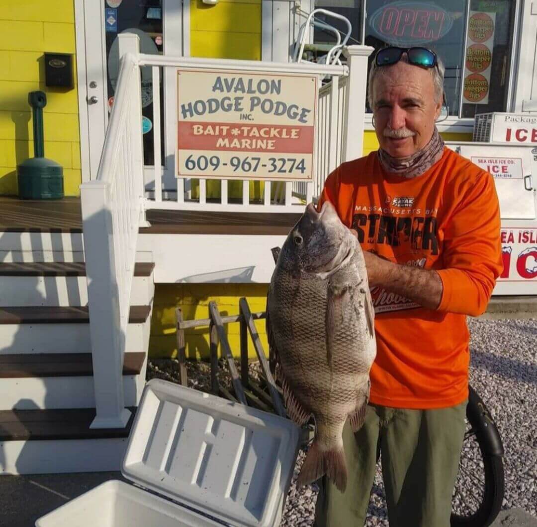 A 10-pound plus sheepshead for Ed Smith.