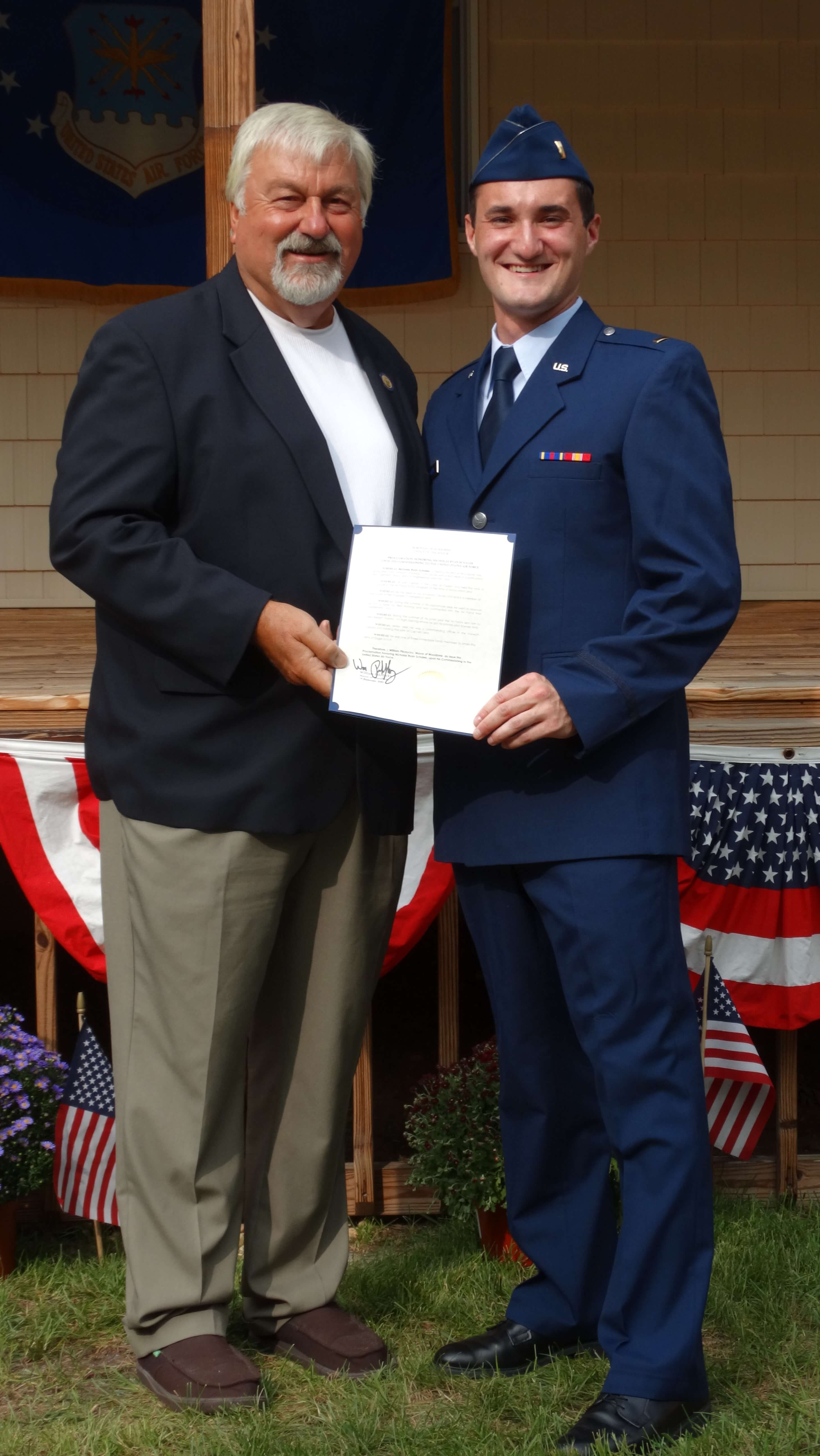 Woodbine Resident Commissioned into Air Force