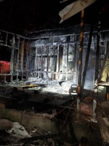 A fire tore through a Whitesboro home off of George and Dunbar streets Nov. 18. No injuries were reported during the incident.