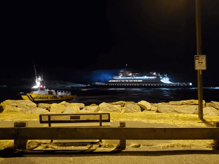 High winds trapped the MV Cape Henlopen