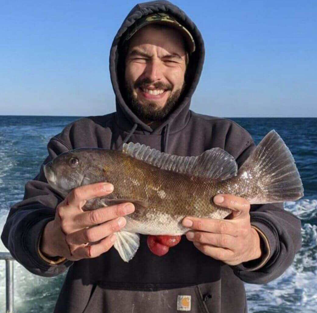 An angler and his tog.