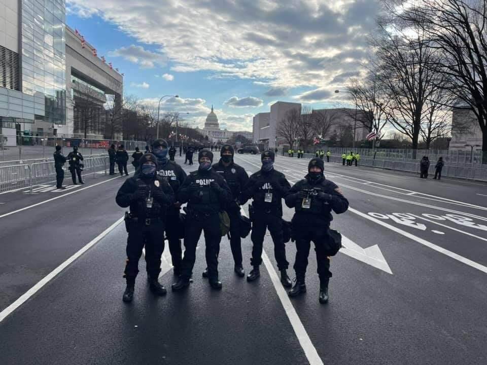  and Conor Cormican represented the Wildwood Police Department at the Jan. 20 presidential inauguration. It was the first time the department participated in the event