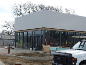 Construction crews have been working to build a new Chipotle Mexican Grill
