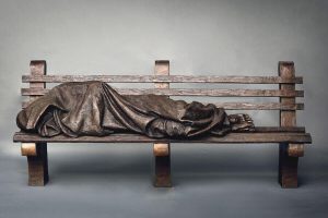 “Homeless Jesus” was created to awaken compassion and raise awareness for the homeless. 