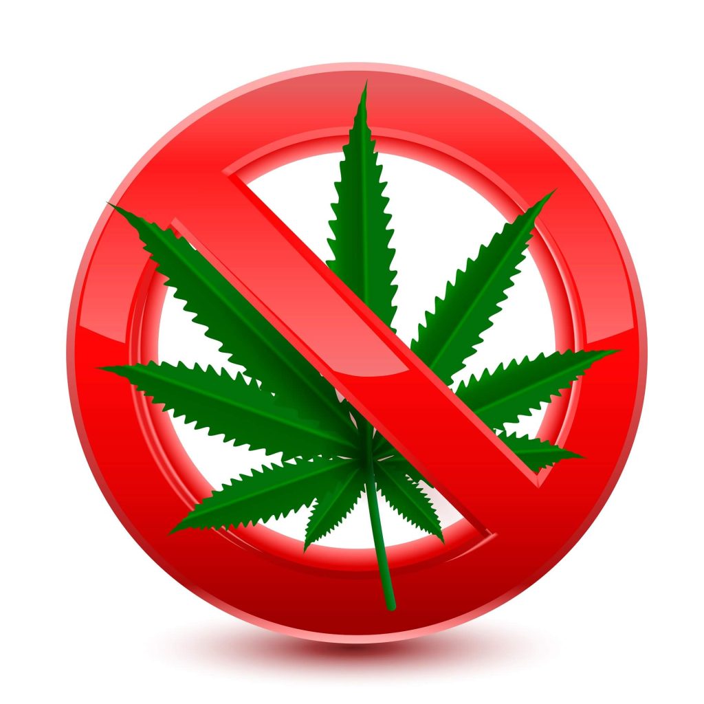 Marijuana Crossed Out - Shutterstock