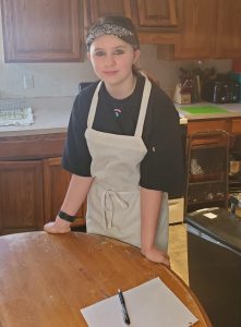 Cape May County 4-H member Rainbow McAtee placed second in the Junior Division of the New Jersey 4-H cooking challenge April 17.