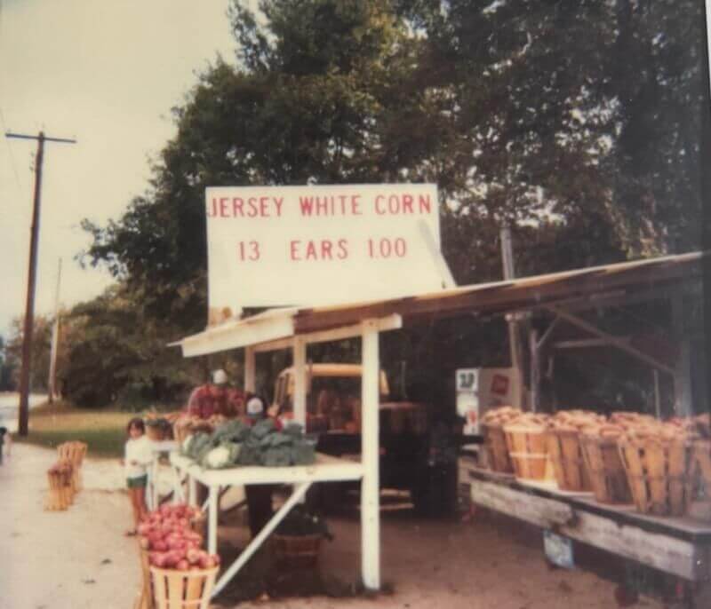 The Wheeler daughters helped at their family produce stand