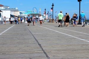 The Ocean City Boardwalk.