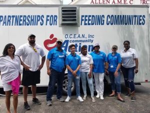 O.C.E.A.N. Inc. used funding from the New Jersey Department of Community Affairs (DCA) to purchase a mobile kitchen for those in need and will serve Cumberland