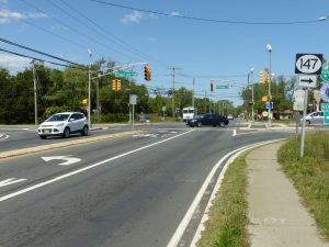 The intersection of Route 9 and North Wildwood Boulevard.