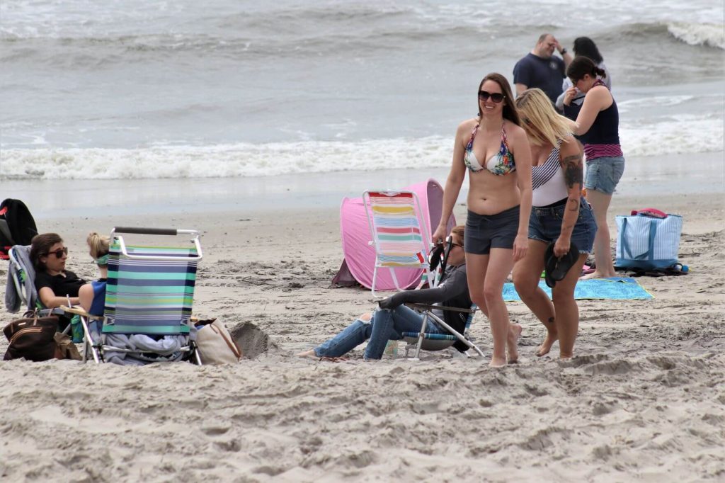 Ocean City beachgoers in 2020.