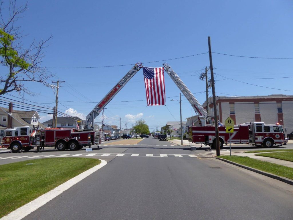 North Wildwood Fire Department volunteer Paul Amenhauser