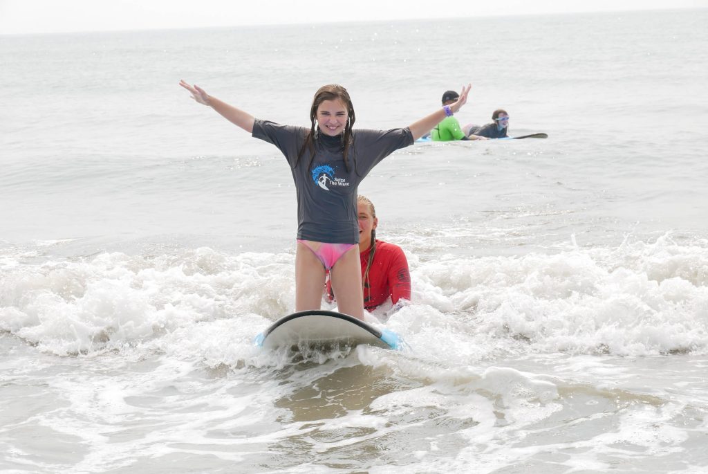 Thirty children with epilepsy try something new July 21