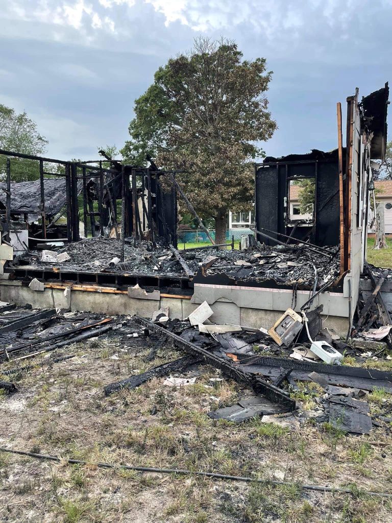Lower Township firefighters were summoned to an early morning house fire July 25