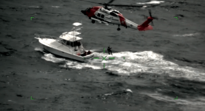 The U.S. Coast Guard rescued seven boaters July 25