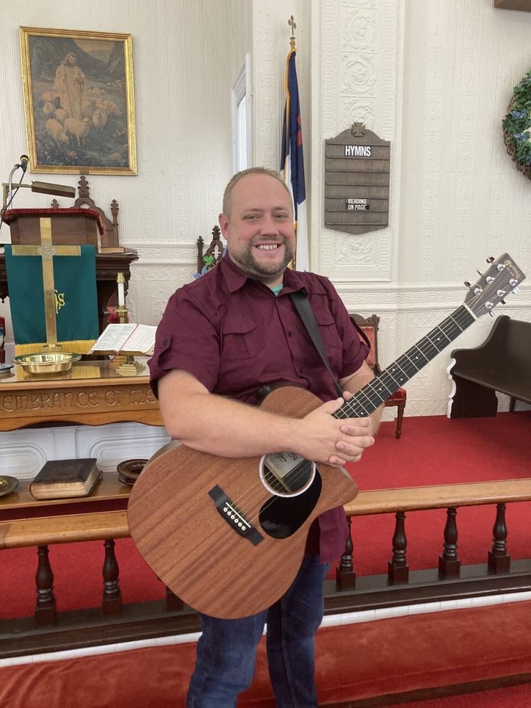 Mike Chapman is a passionate musician who wants to see both congregations grow and flourish. 