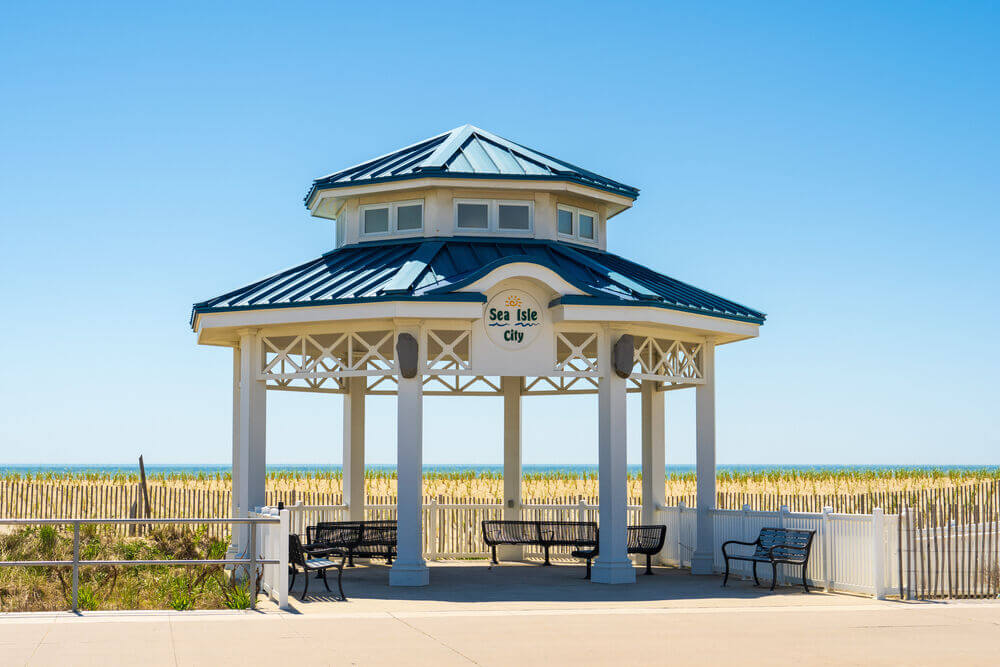 Sea Isle City Promenade gazebo May 13